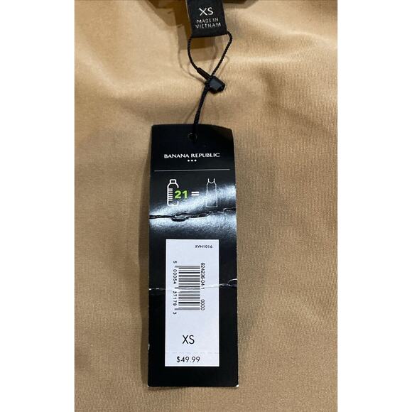 Banana Republic Satin Slip Dress Beige Size XS - Picture 6 of 7